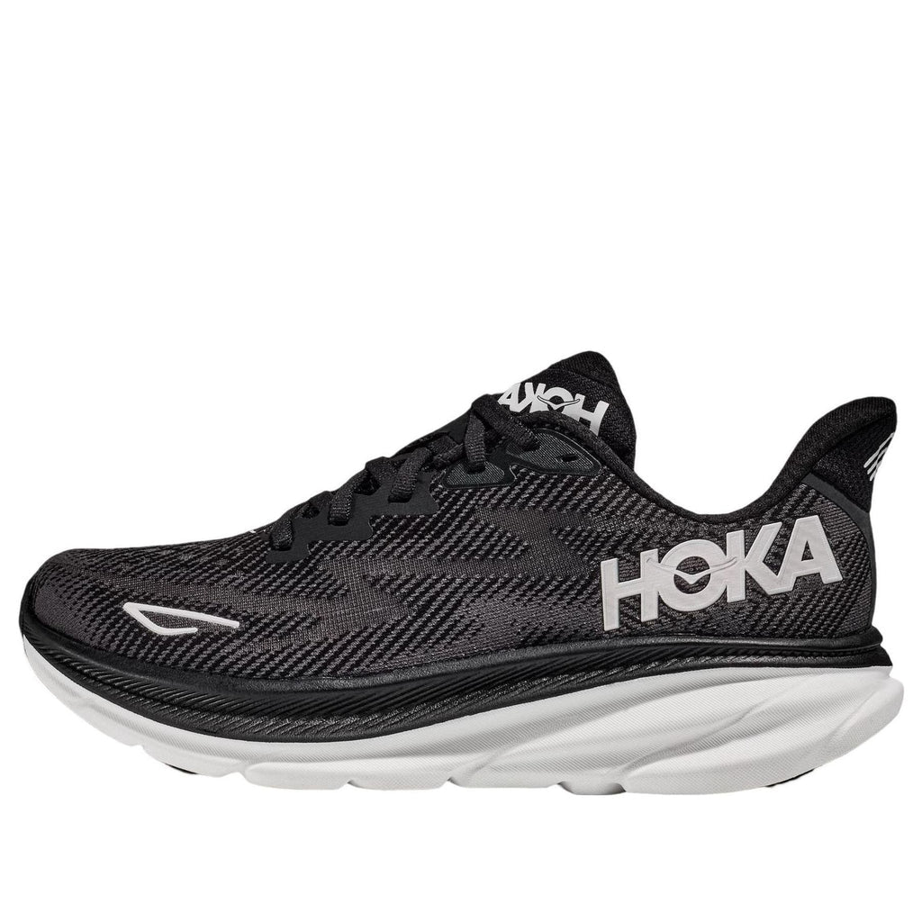HOKA ONE ONE Clifton 9 2E Wide 'Negru Alb'