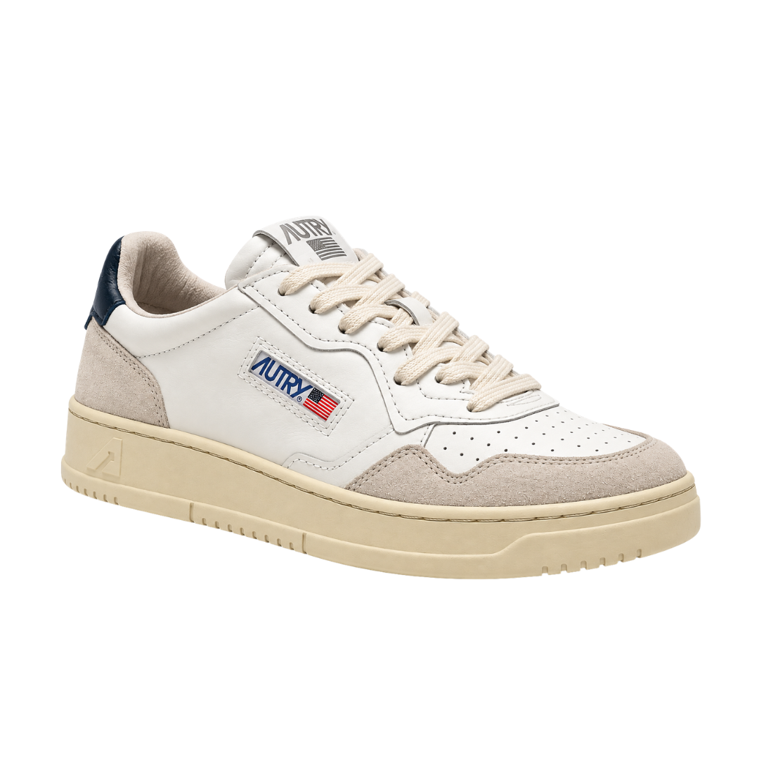 Autry Medalist Low | Bianco / Blu Navy | LS28