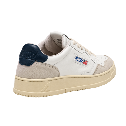 Autry Medalist Low | Bianco / Blu Navy | LS28