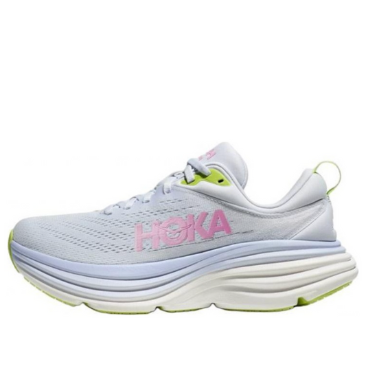 HOKA ONE ONE Bondi 8 Wide 'Gheață Marină Roz Amurg' - Damă