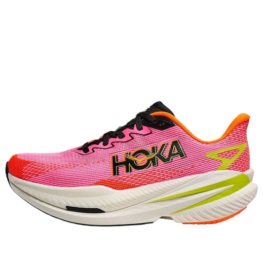 HOKA ONE ONE Mach X 3 'Roz Neon Mandarină Neon' - Damă