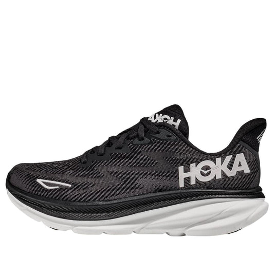 HOKA ONE ONE Clifton 9 2E Wide 'Negru Alb'