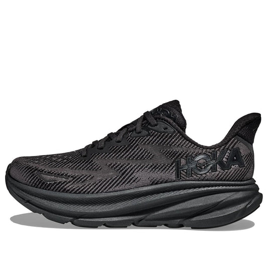 HOKA ONE ONE Clifton 9 'Negru Complet' - Damă