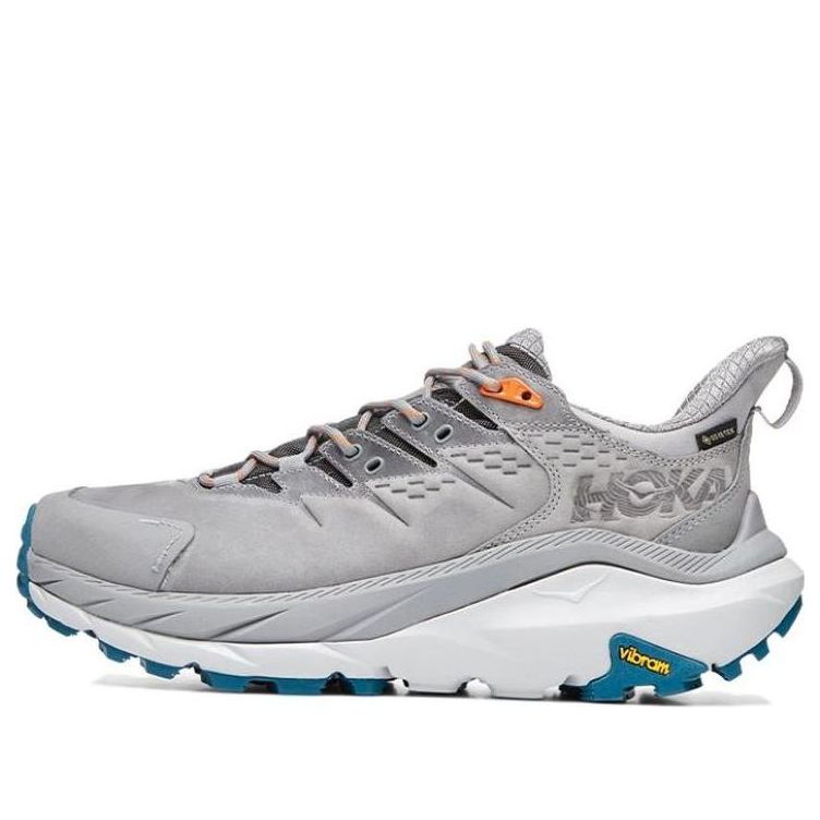 HOKA ONE ONE Kaha 2 Low Gore-Tex 'Gri Rechin Coral Albastru'